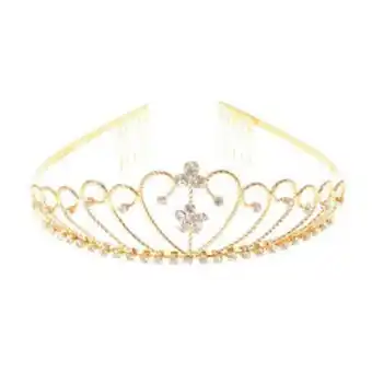Gold embellished daisy tiara