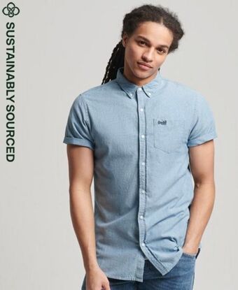 Superdry Organic cotton classic university oxford shirt promoção