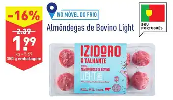 No Móvel Do Frio Almôndegas de Bovino Light 350g