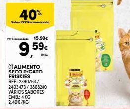 Continente Bom dia Ração para gatos friskies promoção