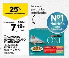 Continente Bom dia Ração para gatos purinaone promoção
