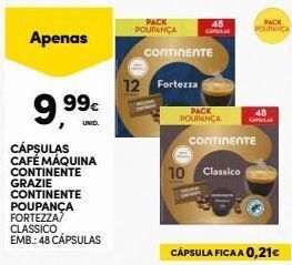 Continente Bom dia Cápsulas de café continente promoção