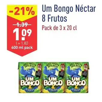 Um Bongo Néctar 8 Frutos 3x20cl