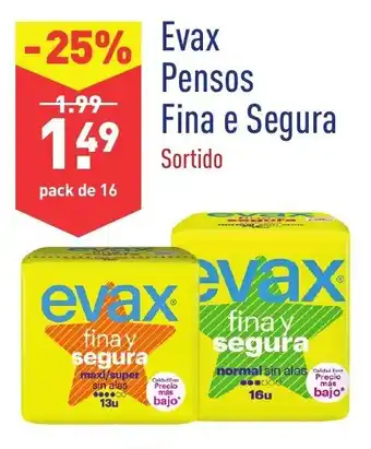 ALDI Evax Pensos Fina e Segura 16 promoção