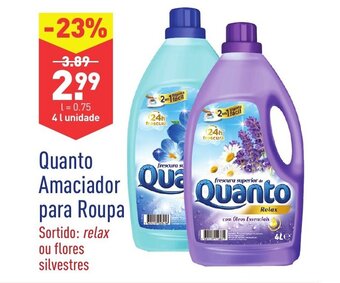 Quanto Amaciador para Roupa 4L