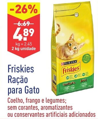 ALDI Friskies Ração para Gato 2kg promoção