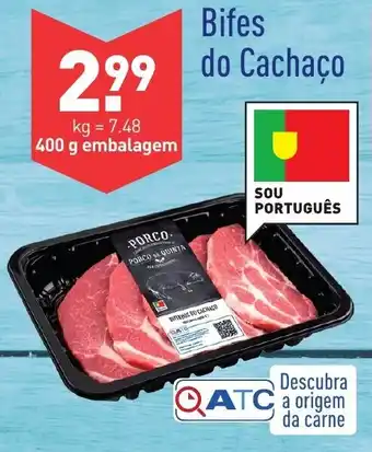 ALDI Bifes do Cachaço 400g promoção