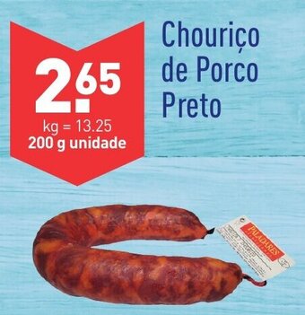 ALDI Chouriço de Porco Preto 200g promoção