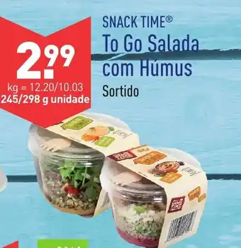 Snack Time To Go Salada com Húmus 245/298g