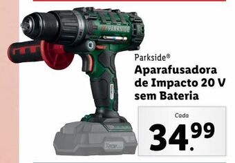 Lidl Parafusadeira parkside promoção