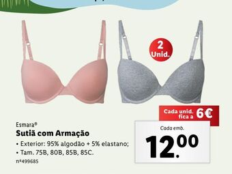 Lidl Sutiã promoção
