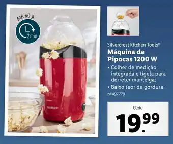 Lidl Pipoca silvercrest promoção