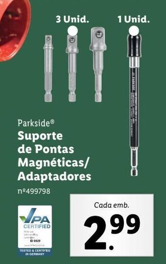 Lidl Ferramentas parkside promoção