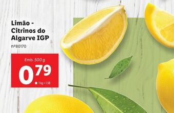 Lidl Limão promoção