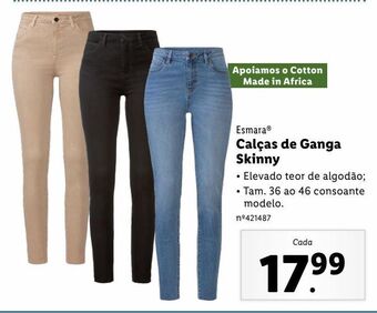 Lidl Calças esmara promoção