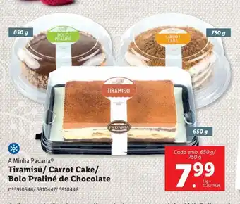 Lidl Tiramisu promoção