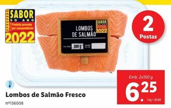 Lidl Lombo de salmão promoção