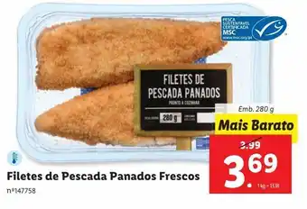 Lidl Filé de peixe promoção