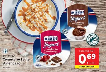 Lidl Iogurte mcennedy promoção