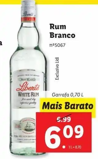 Lidl Rum promoção