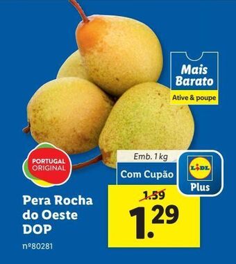 Lidl Peras promoção