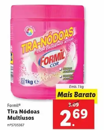 Lidl Tira manchas formil promoção