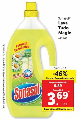Lidl Limpadores sonasol promoção