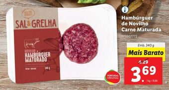 Hambúrguer bovino