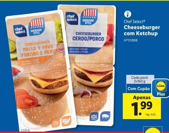 Lidl Hambúrguer chef select promoção