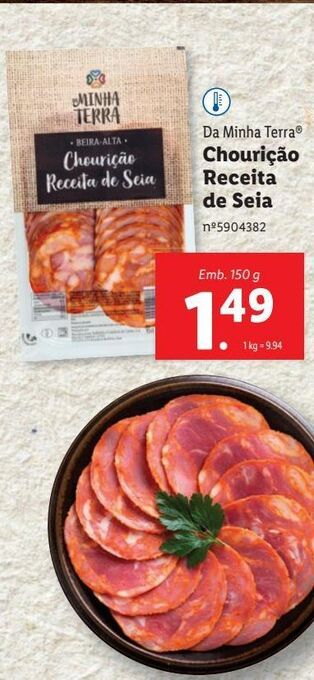 Lidl Chouriço promoção