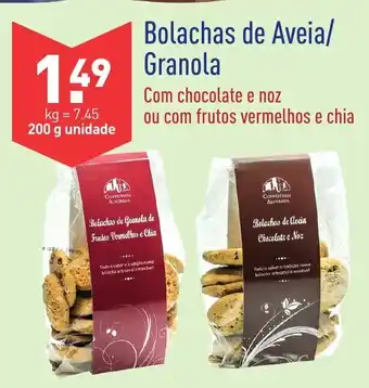 ALDI Bolachas de Aveia/ Granola 200g promoção