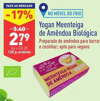 ALDI Yogan Meeteiga de Amêndoa Biológica 120g promoção