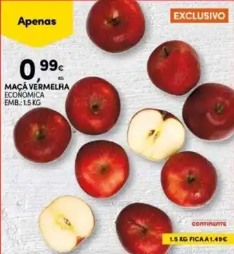 Continente Maçã Vermelha Económica 1.5kg promoção