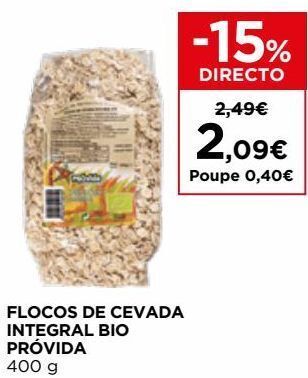 El Corte Inglés Cereal de aveia promoção