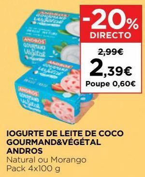 El Corte Inglés Iogurte andros promoção