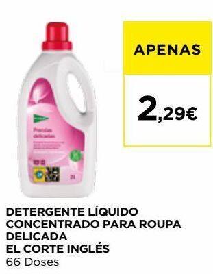 El Corte Inglés Detergente líquido el corte inglés promoção