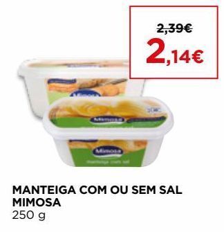 El Corte Inglés Manteiga mimosa promoção