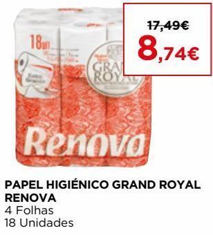El Corte Inglés Papel higiênico renova promoção