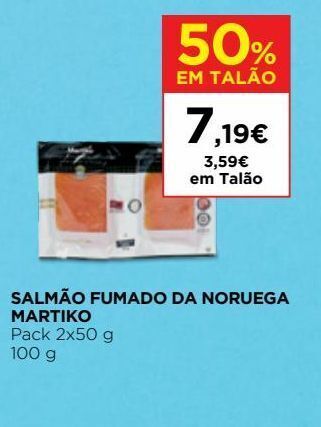 El Corte Inglés Salmão fumado martiko promoção