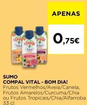 El Corte Inglés Suco de frutas compal promoção