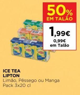 Chá gelado lipton