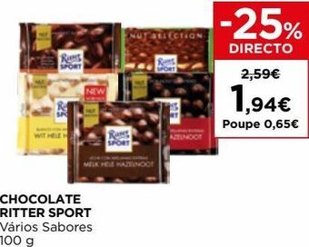 El Corte Inglés Chocolates ritter promoção