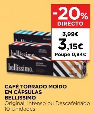 El Corte Inglés Cápsulas de café promoção