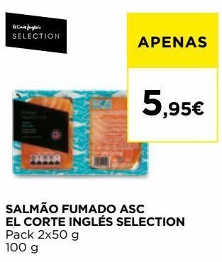 El Corte Inglés Salmão fumado el corte inglés promoção