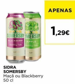El Corte Inglés Sidra somersby promoção