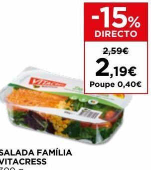 El Corte Inglés Saladas prontas vitacress promoção