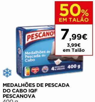El Corte Inglés Peixe congelado pescanova promoção