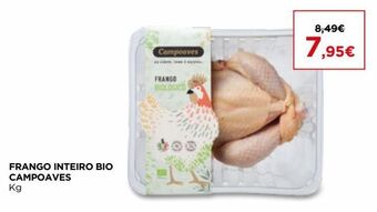 El Corte Inglés Frango inteiro promoção