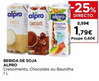 El Corte Inglés Bebida de soja alpro promoção