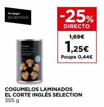 El Corte Inglés Cogumelos el corte inglés promoção